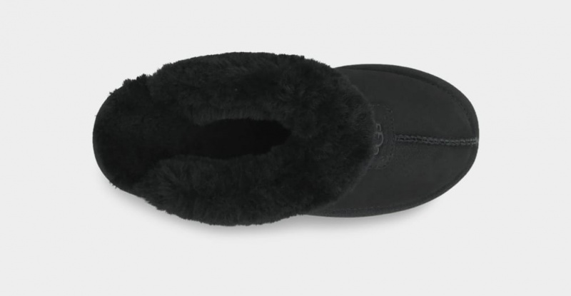 Kapcie Damskie Ugg Coquette Czarne | NIG-067928