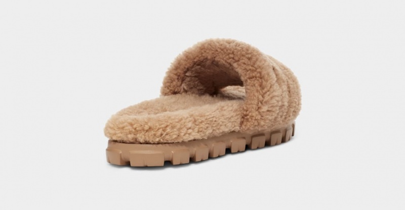 Kapcie Damskie Ugg Cozetta Curly Brązowe | BMT-961574