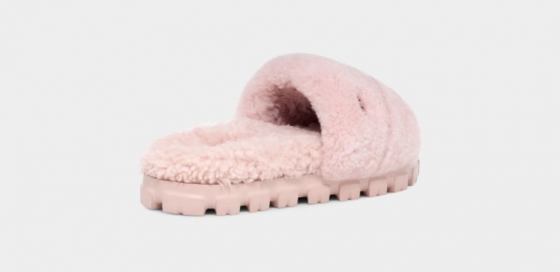 Kapcie Damskie Ugg Cozetta Curly Różowe | LZR-754021