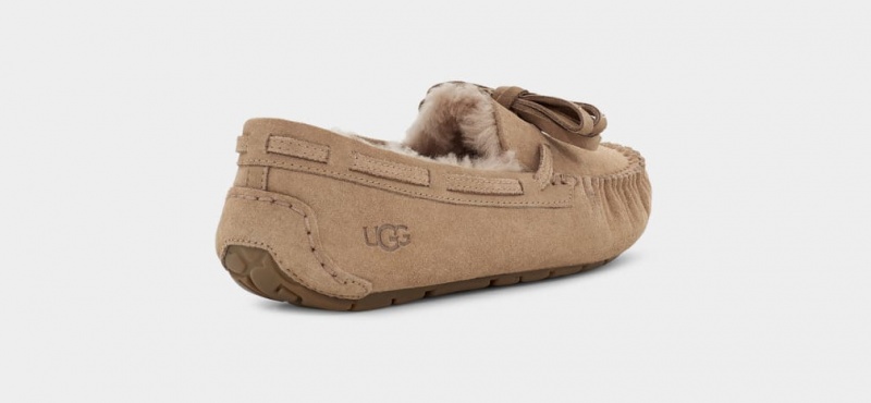 Kapcie Damskie Ugg Dakota Bling Bow Brązowe | ZRX-527489