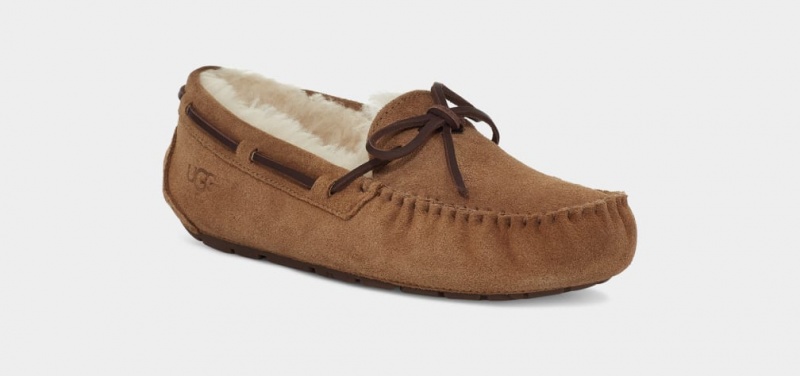 Kapcie Damskie Ugg Dakota Brązowe | QMT-268371