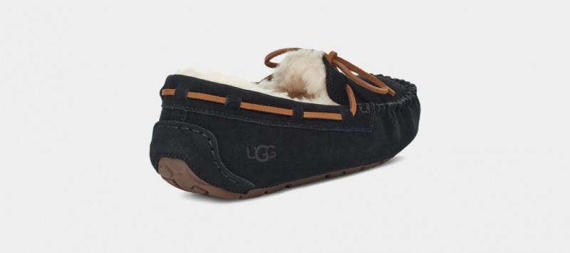 Kapcie Damskie Ugg Dakota Czarne | PKB-601429