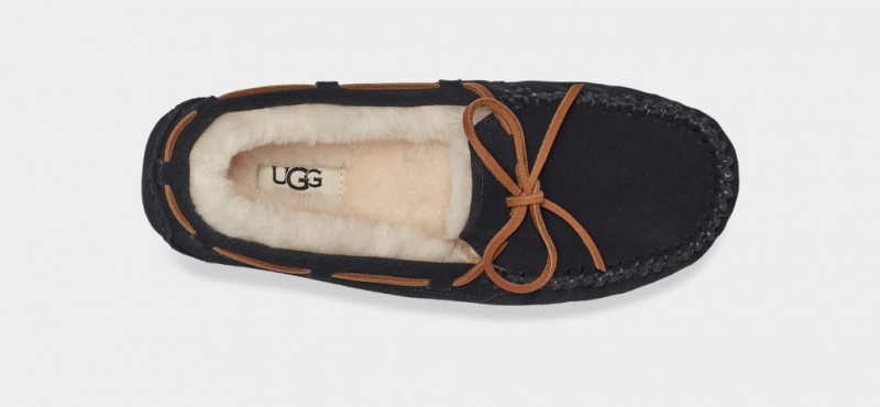 Kapcie Damskie Ugg Dakota Czarne | PKB-601429