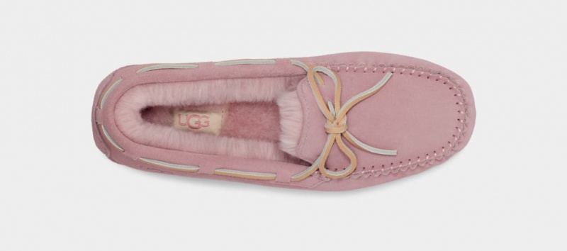 Kapcie Damskie Ugg Dakota Różowe Szare | GQE-725419