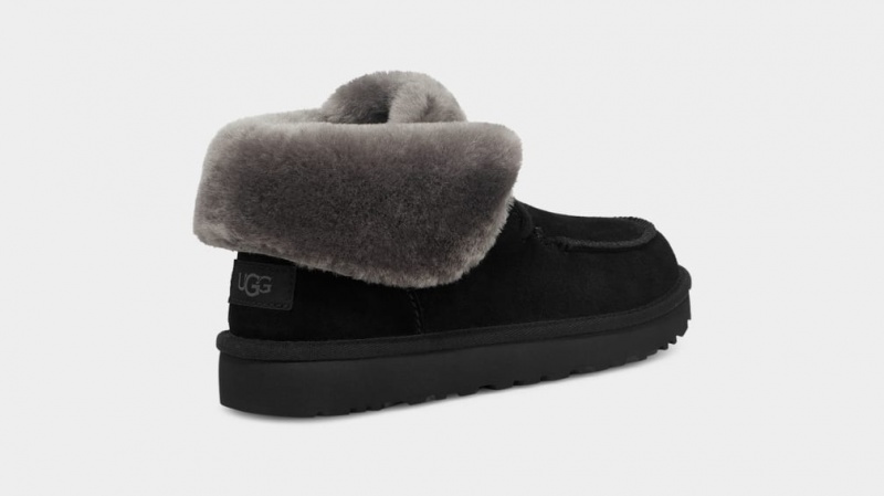 Kapcie Damskie Ugg Diara Czarne | BKH-851739