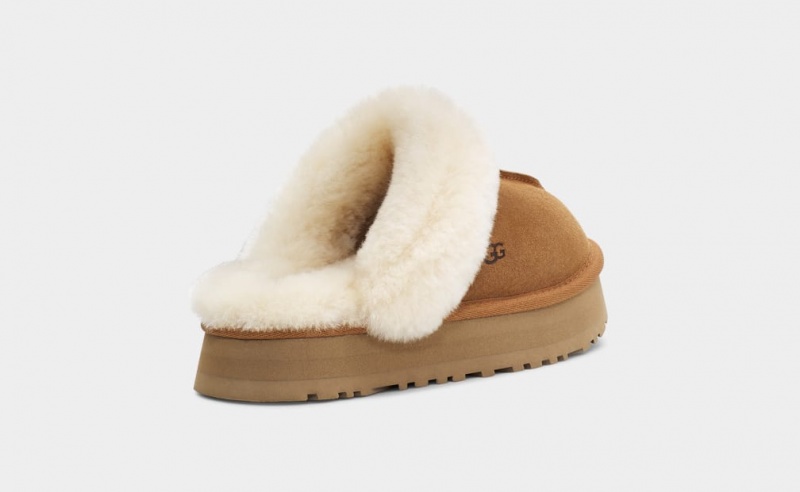 Kapcie Damskie Ugg Disquette Brązowe | SRZ-462380