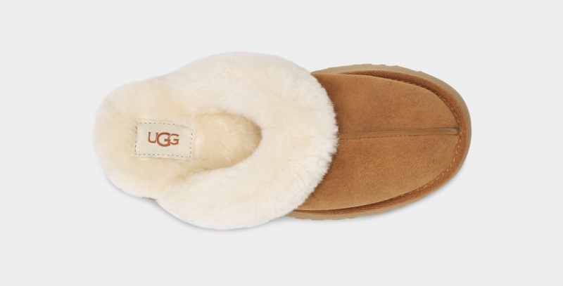 Kapcie Damskie Ugg Disquette Brązowe | SRZ-462380