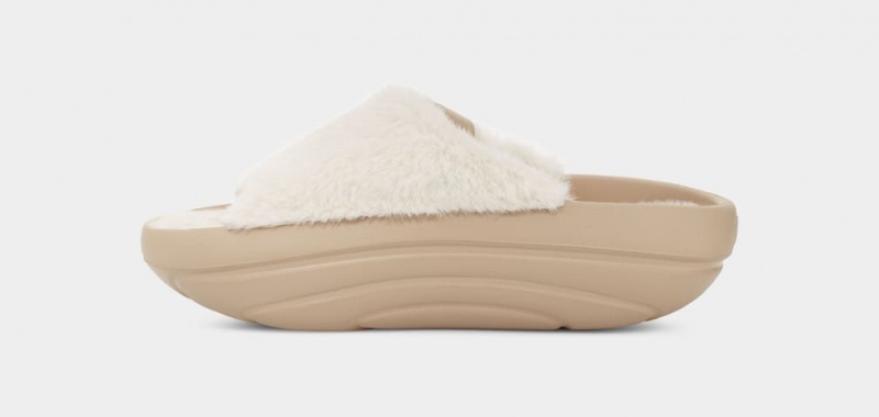 Kapcie Damskie Ugg FoamOplush Musztardowe | TCS-694728