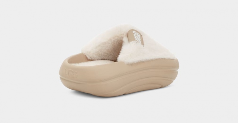 Kapcie Damskie Ugg FoamOplush Musztardowe | TCS-694728