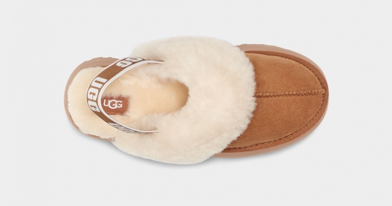 Kapcie Damskie Ugg Funkette Brązowe | YHW-392105