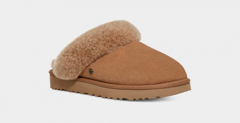 Kapcie Damskie Ugg Klasyczne II Brązowe | XCO-237891