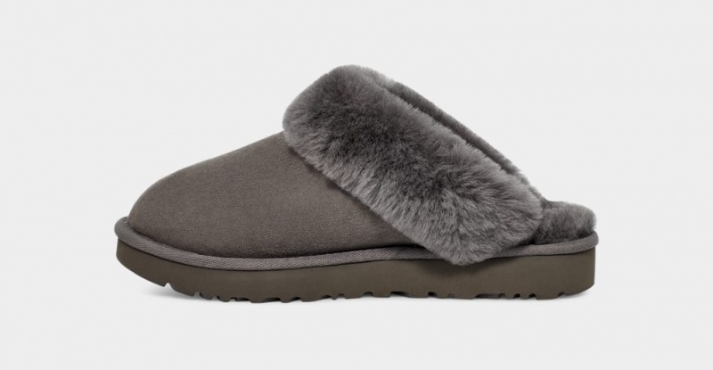 Kapcie Damskie Ugg Klasyczne II Szare | RKO-460958