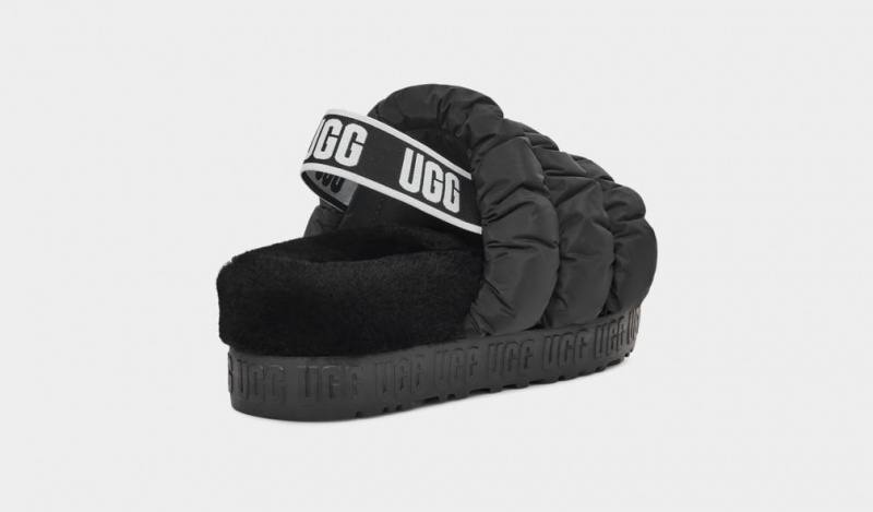 Kapcie Damskie Ugg Scrunchita Czarne | OKJ-817036