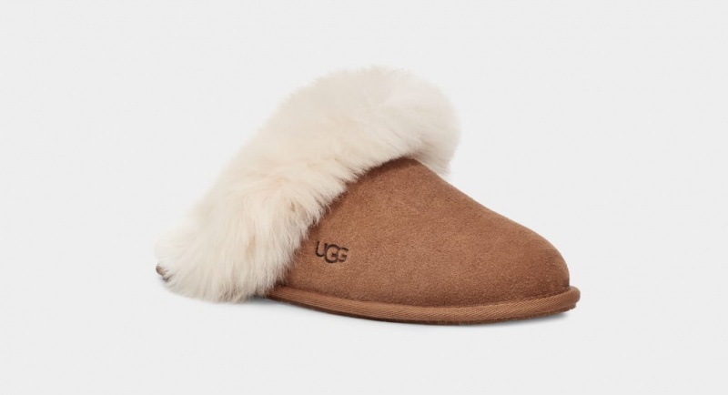 Kapcie Damskie Ugg Scuff Sis Brązowe | DMJ-794235