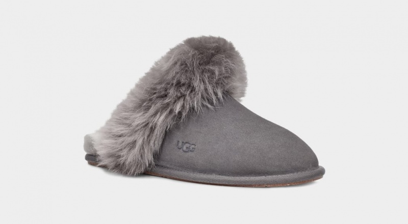 Kapcie Damskie Ugg Scuff Sis Szare | VCA-378540