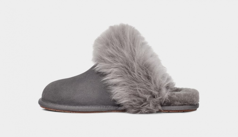 Kapcie Damskie Ugg Scuff Sis Szare | VCA-378540