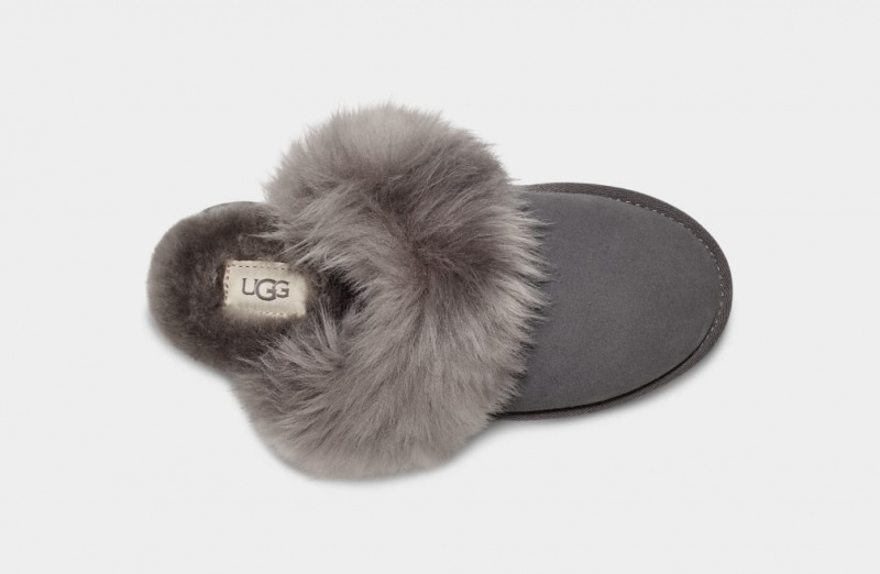 Kapcie Damskie Ugg Scuff Sis Szare | VCA-378540