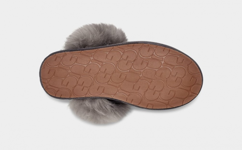 Kapcie Damskie Ugg Scuff Sis Szare | VCA-378540