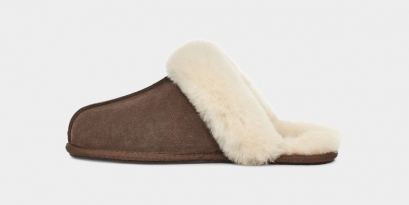 Kapcie Damskie Ugg Scuffette II Brązowe | ZQS-289573