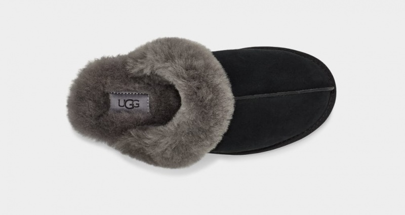 Kapcie Damskie Ugg Scuffette II Czarne Szare | YRX-384927