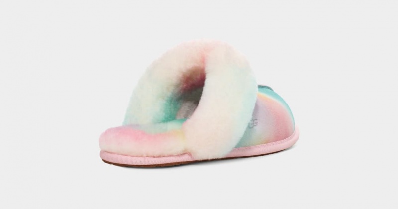 Kapcie Damskie Ugg Scuffette II Watercolors Kolorowe | HIS-256074