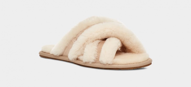 Kapcie Damskie Ugg Scuffita Brązowe | CHQ-716580