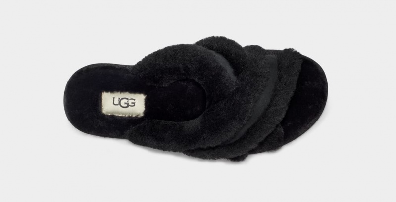 Kapcie Damskie Ugg Scuffita Czarne | BRS-597138