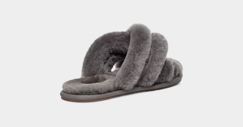 Kapcie Damskie Ugg Scuffita Szare | MYZ-097132