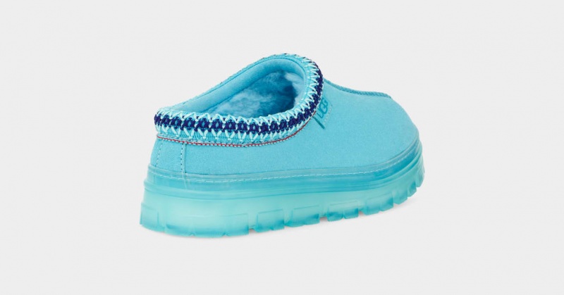 Kapcie Damskie Ugg Tasman Clear Niebieskie | GLW-139720