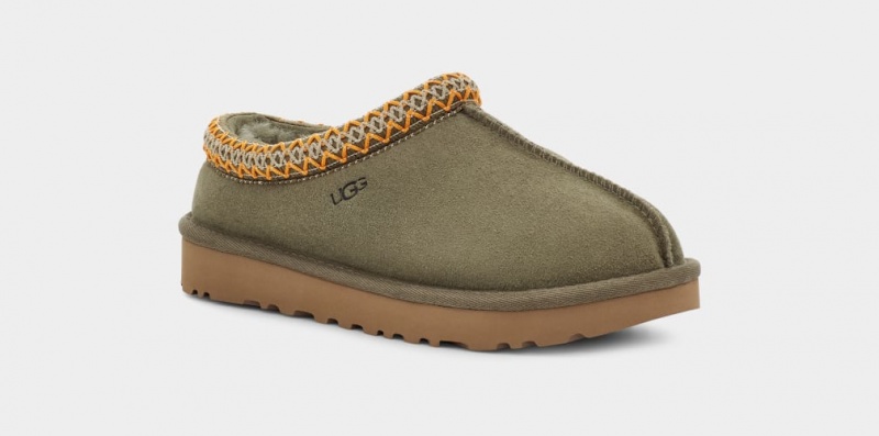 Kapcie Damskie Ugg Tasman Oliwkowe | YQB-354619