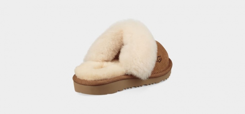 Kapcie Dziecięce Ugg Cozy II Brązowe | FHO-079345