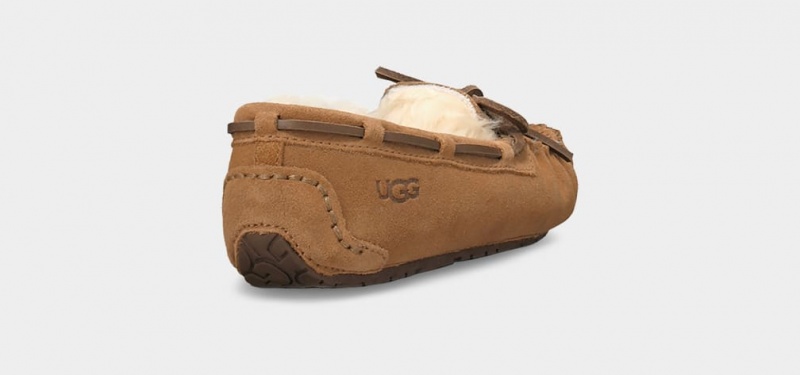 Kapcie Dziecięce Ugg Dakota Brązowe | NBR-468930