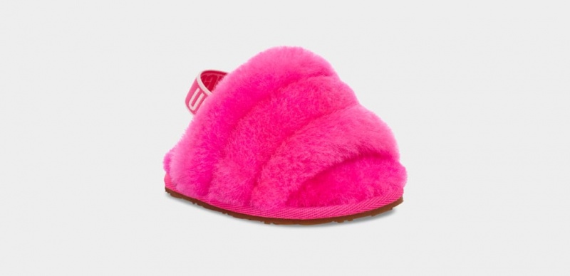 Kapcie Dziecięce Ugg Fluff Yeah And Lovey Różowe | GNR-723194