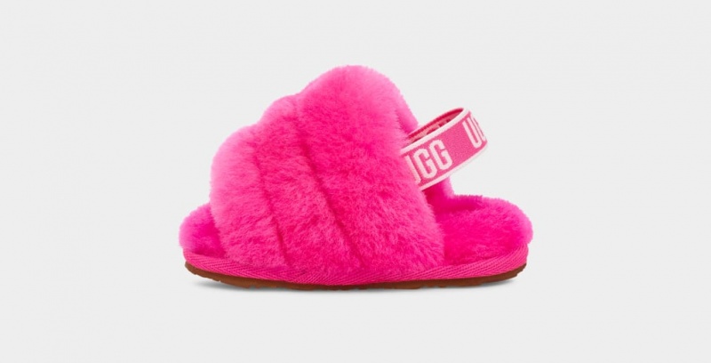 Kapcie Dziecięce Ugg Fluff Yeah And Lovey Różowe | GNR-723194