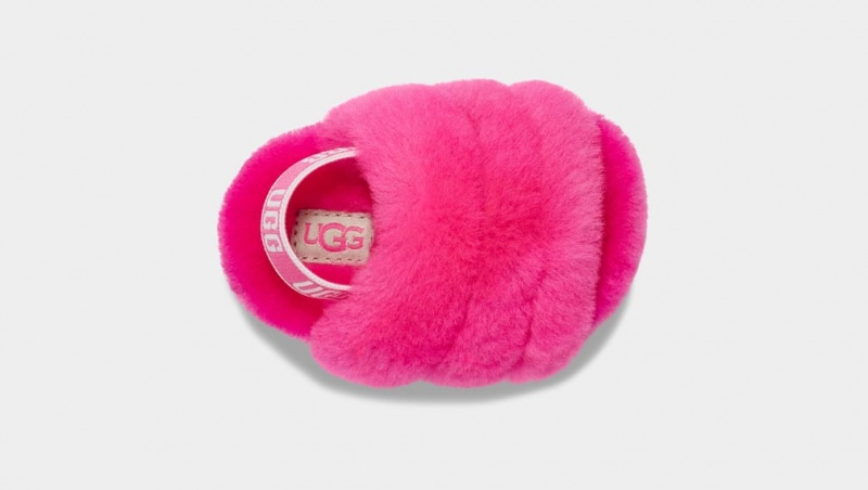 Kapcie Dziecięce Ugg Fluff Yeah And Lovey Różowe | GNR-723194