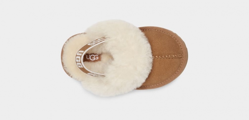 Kapcie Dziecięce Ugg Funkette Brązowe | HZX-158603