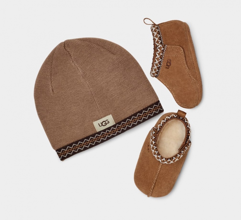 Kapcie Dziecięce Ugg Tasman And Brązowe | IEZ-861907