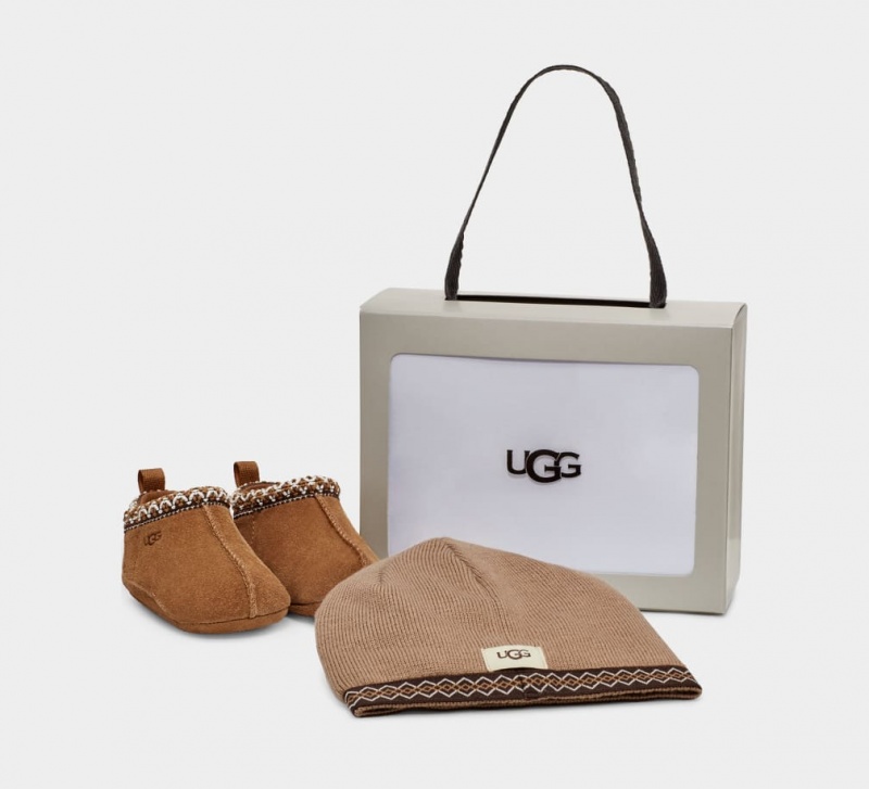 Kapcie Dziecięce Ugg Tasman And Brązowe | IEZ-861907