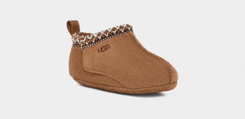 Kapcie Dziecięce Ugg Tasman Brązowe | NSX-016485