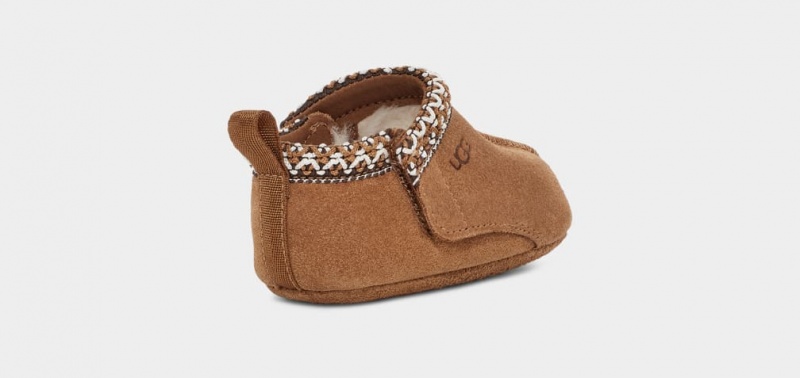 Kapcie Dziecięce Ugg Tasman Brązowe | NSX-016485