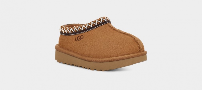 Kapcie Dziecięce Ugg Tasman II Brązowe | SRM-691380