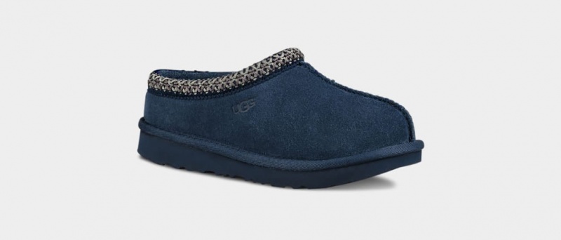 Kapcie Dziecięce Ugg Tasman II Granatowe | XKS-085394