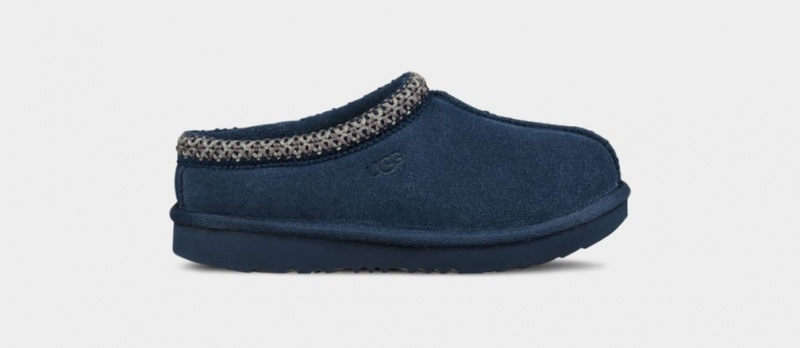 Kapcie Dziecięce Ugg Tasman II Granatowe | XKS-085394