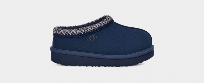 Kapcie Dziecięce Ugg Tasman II Granatowe | VZT-081469