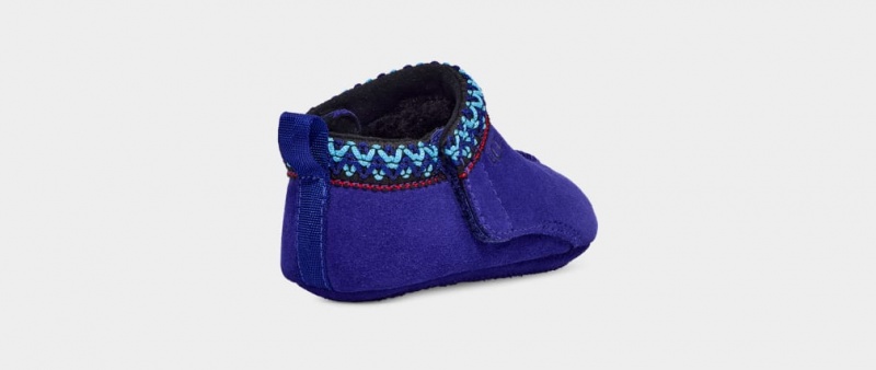 Kapcie Dziecięce Ugg Tasman Niebieskie | HNO-239405