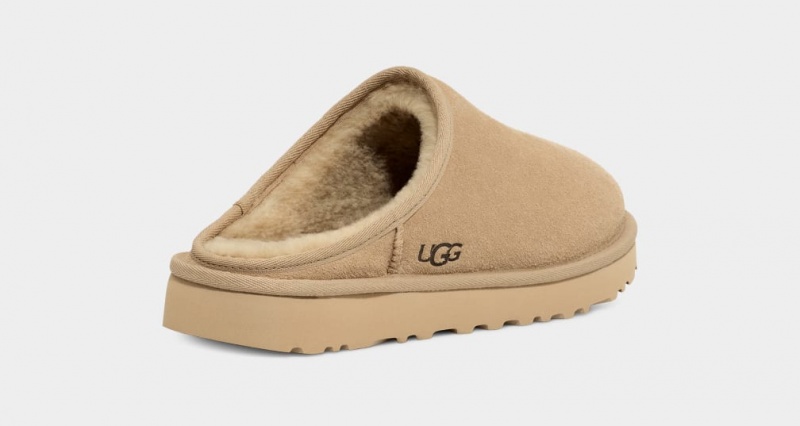 Kapcie Męskie Ugg Klasyczne Musztardowe | JFX-261543