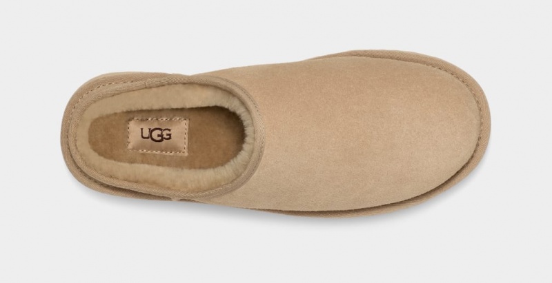 Kapcie Męskie Ugg Klasyczne Musztardowe | JFX-261543