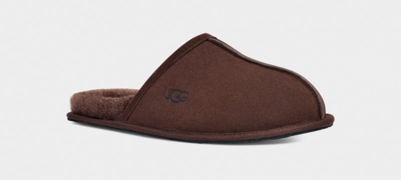 Kapcie Męskie Ugg Scuff Brązowe | BXR-685702