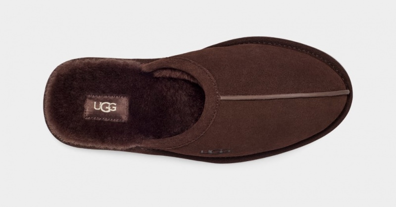 Kapcie Męskie Ugg Scuff Brązowe | BXR-685702