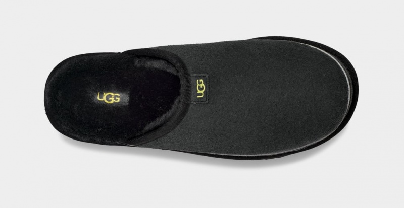 Kapcie Męskie Ugg Scuff Cali Wave Czarne | ASV-173248